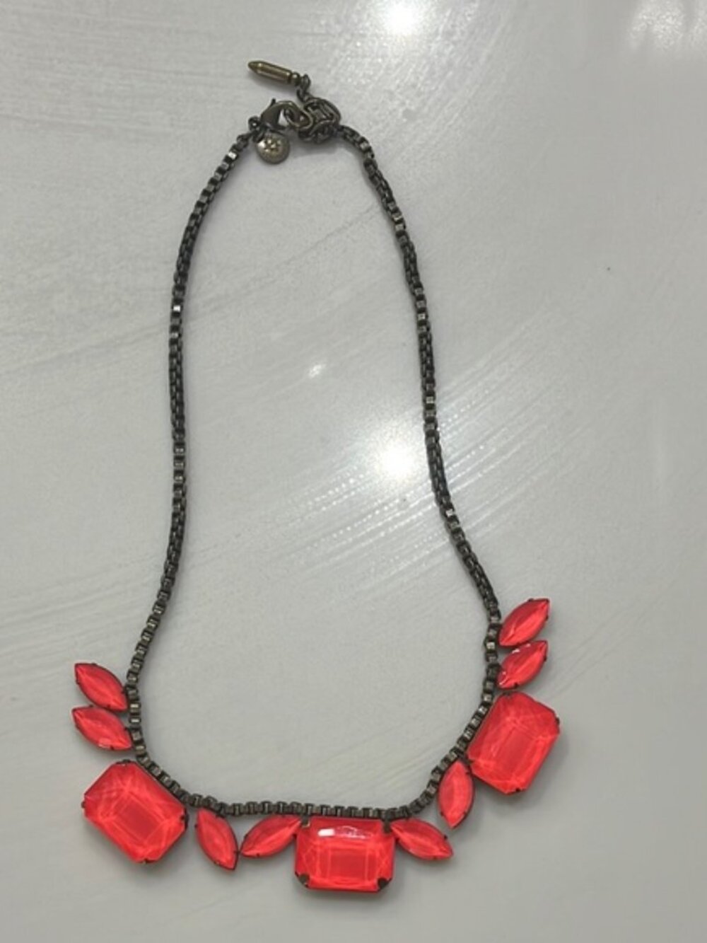 Loren Hope Pink Gemstone Necklace